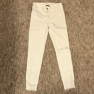 AE Next Level Stretch White Jegging Crop
